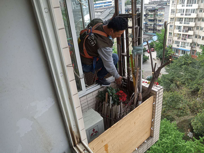 陽臺植物拆除:將陽臺和客廳打通。很多人想擴大自家客廳面積，改善采光情況，因此就選擇打通陽臺和客廳，這并不是完全不行的，但是要考慮戶型的實際情況。有的戶型陽臺的墻是用來抗震的，如果拆掉，短期看不出問題，但是長期使用必然會影響房子的承載能力，遇到嚴重災(zāi)禍的時候，就完全無法抵抗了。